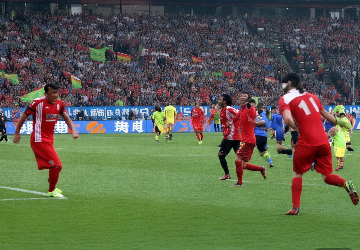 2012国安申花巅峰之战：激情对决，中国足球经典瞬间(图2)